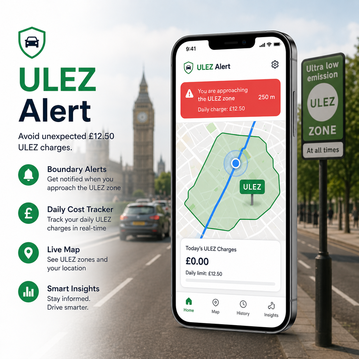 ULEZ Postcode Daily Counter